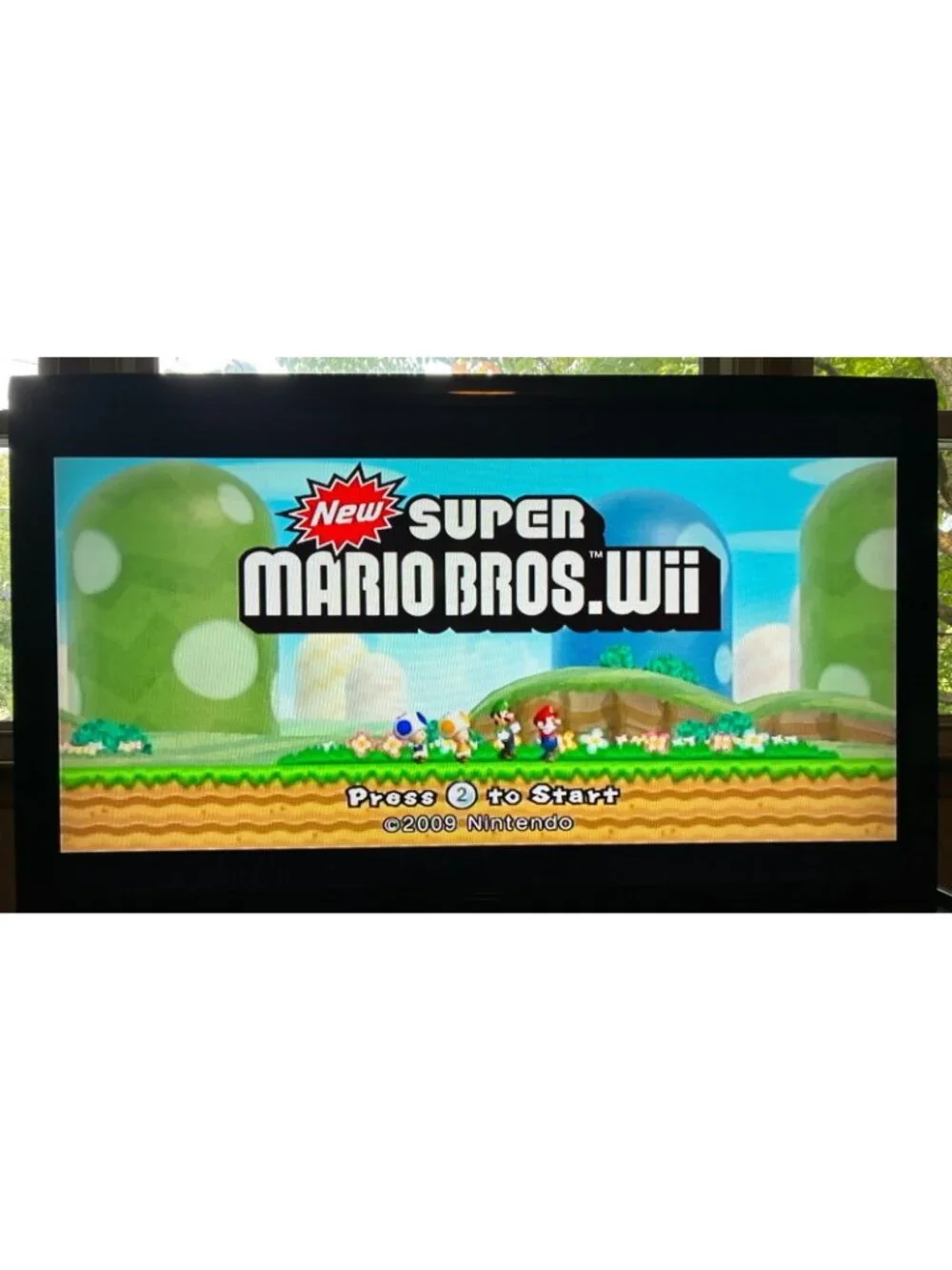 New Super Mario Bros Wii Nintendo Complete CIB Tested Game Case Manual 2009